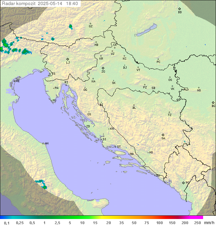 Padavine Hrvaška