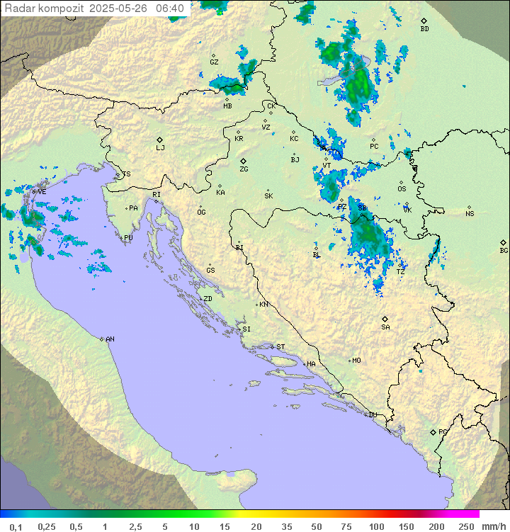 Padavine Hrvaška