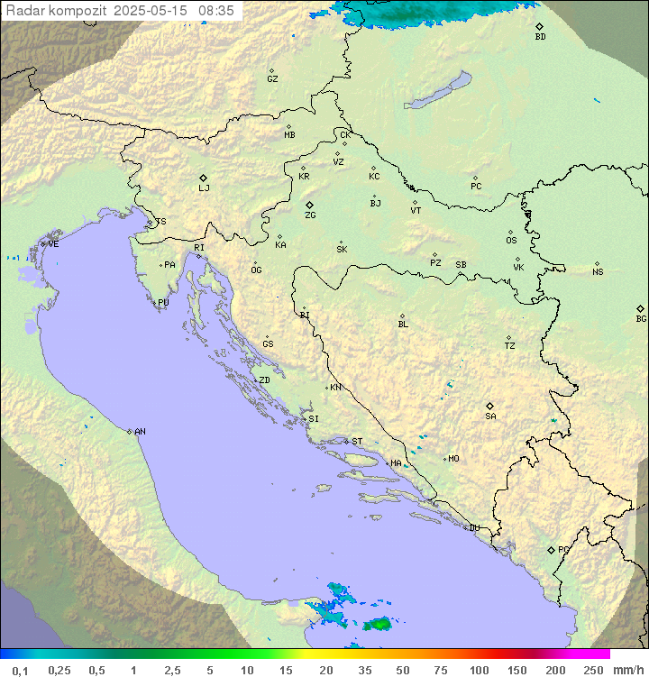 Padavine Hrvaška