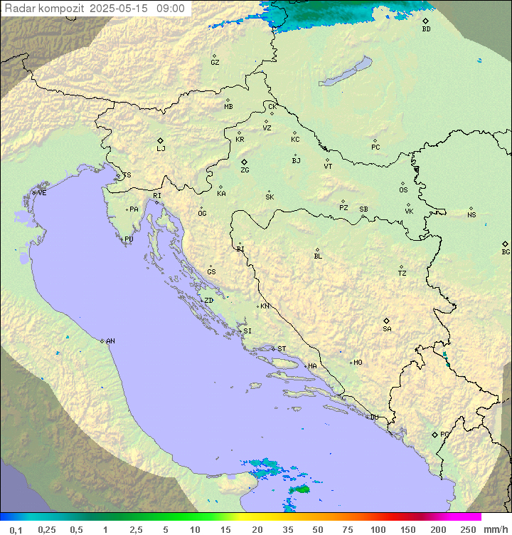Padavine Hrvaška