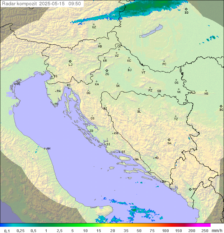 Padavine Hrvaška