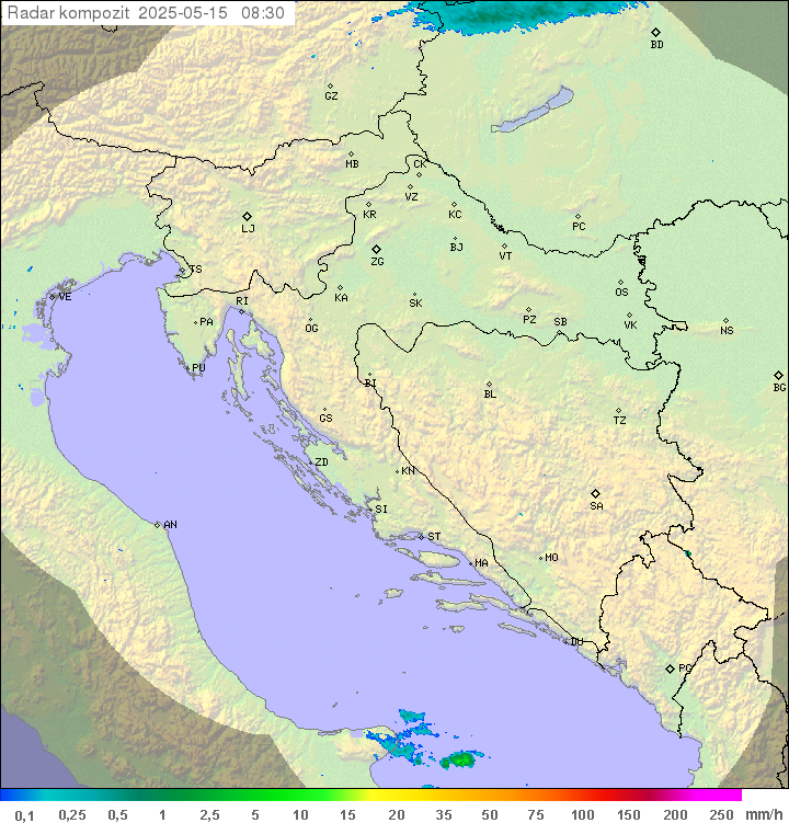 Padavine Hrvaška