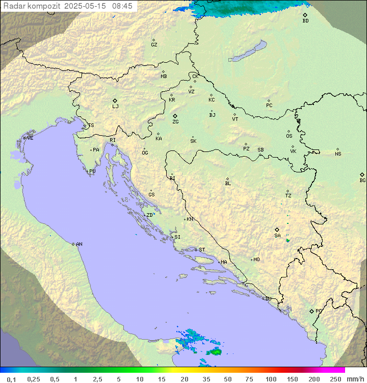 Padavine Hrvaška