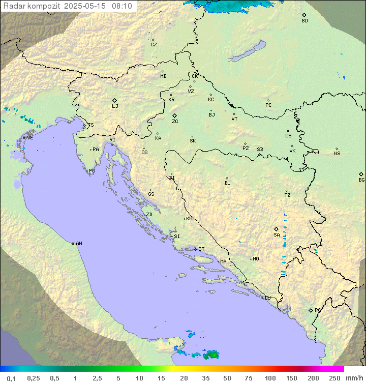 Padavine Hrvaška