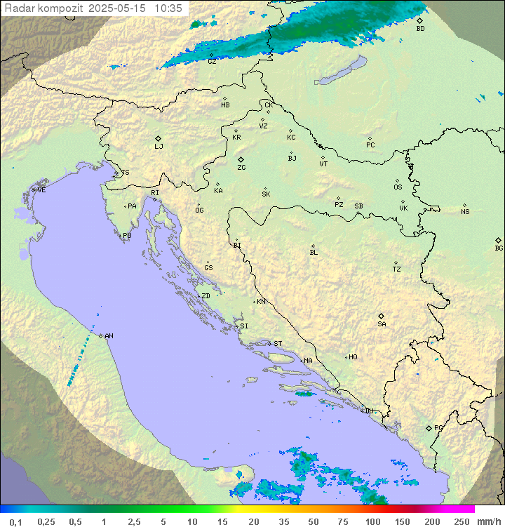 Padavine Hrvaška
