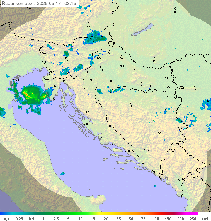 Padavine Hrvaška