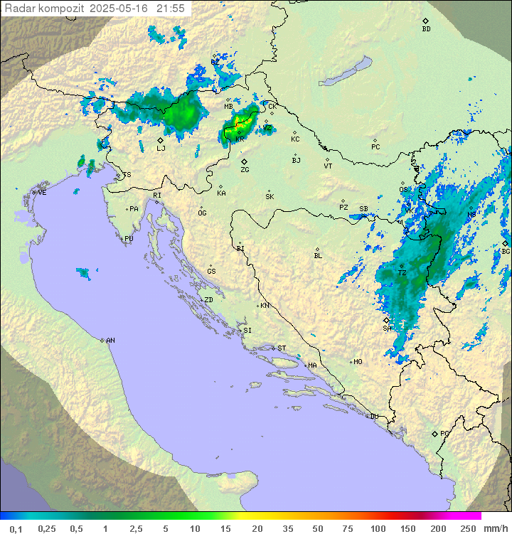 Padavine Hrvaška