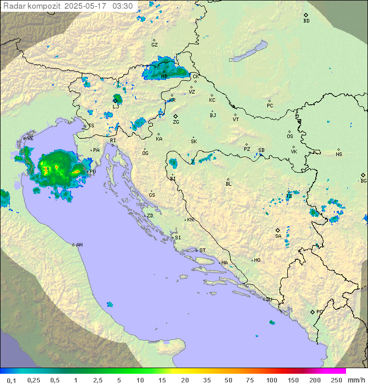 Padavine Hrvaška