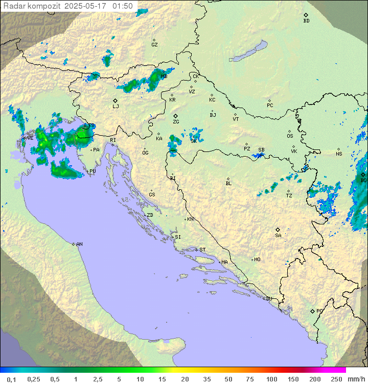 Padavine Hrvaška