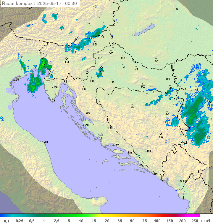 Padavine Hrvaška