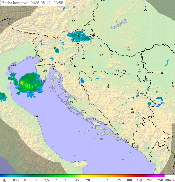 Padavine Hrvaška