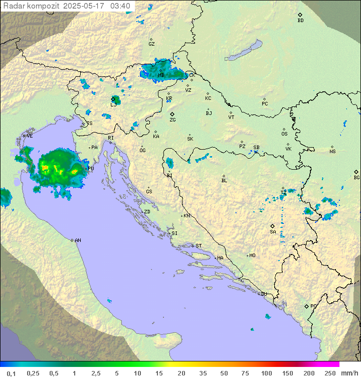 Padavine Hrvaška