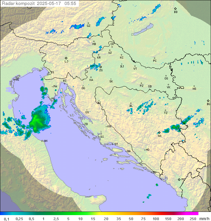 Padavine Hrvaška