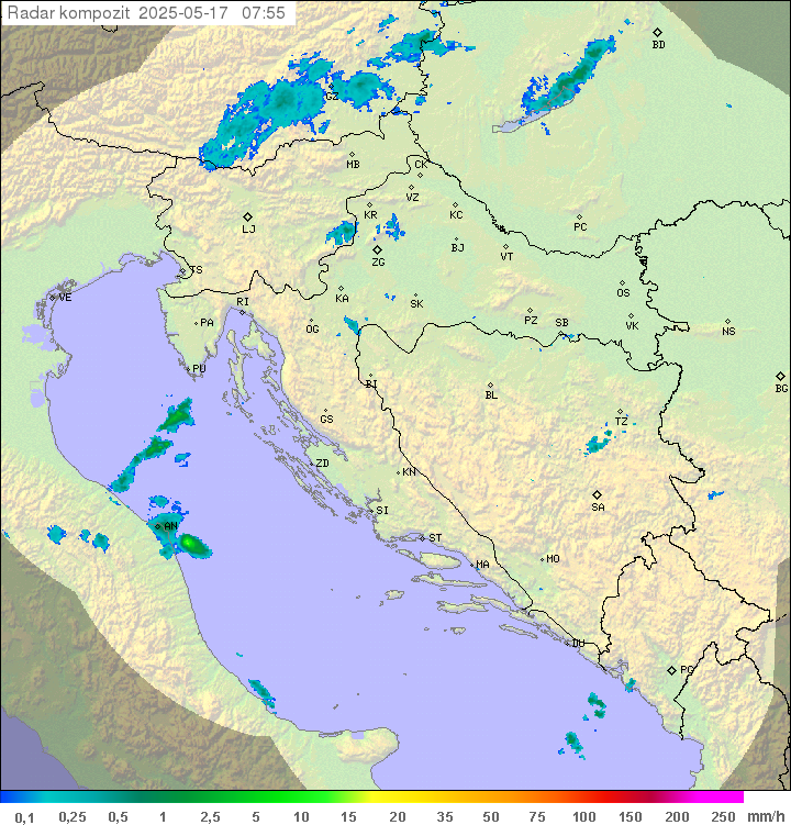 Padavine Hrvaška