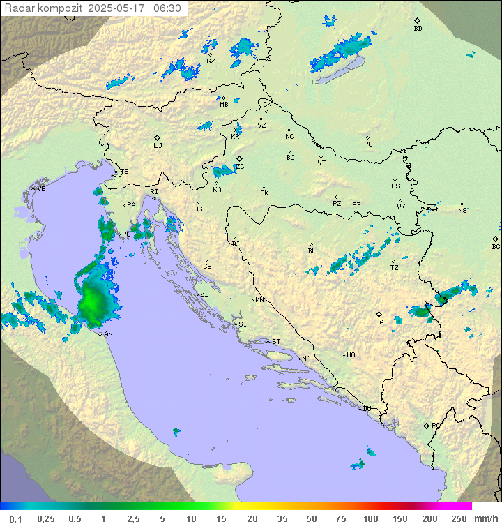 Padavine Hrvaška