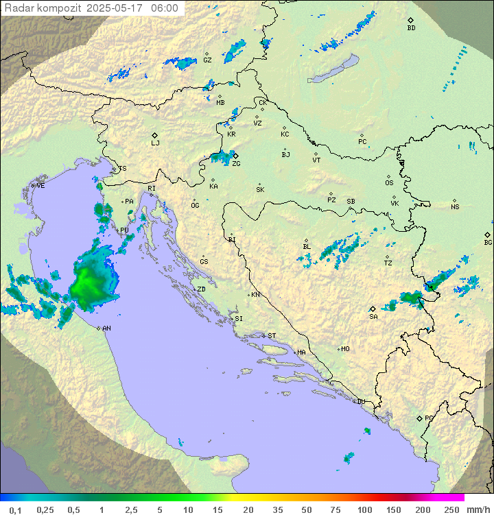 Padavine Hrvaška
