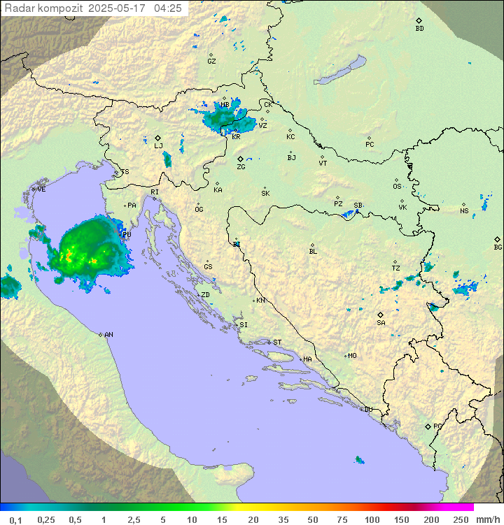 Padavine Hrvaška