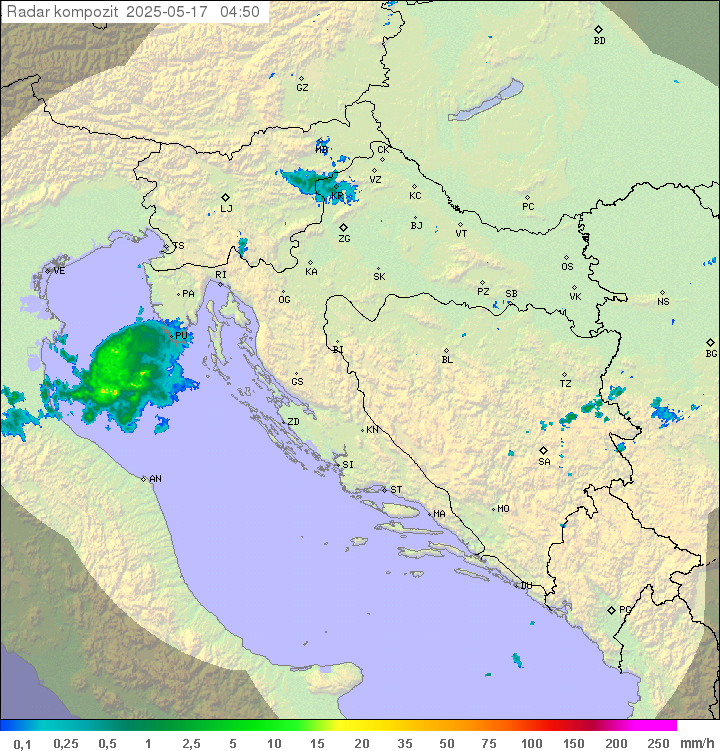 Padavine Hrvaška