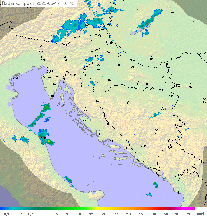 Padavine Hrvaška