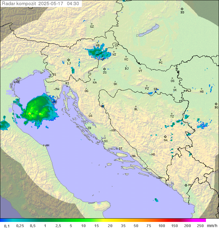 Padavine Hrvaška