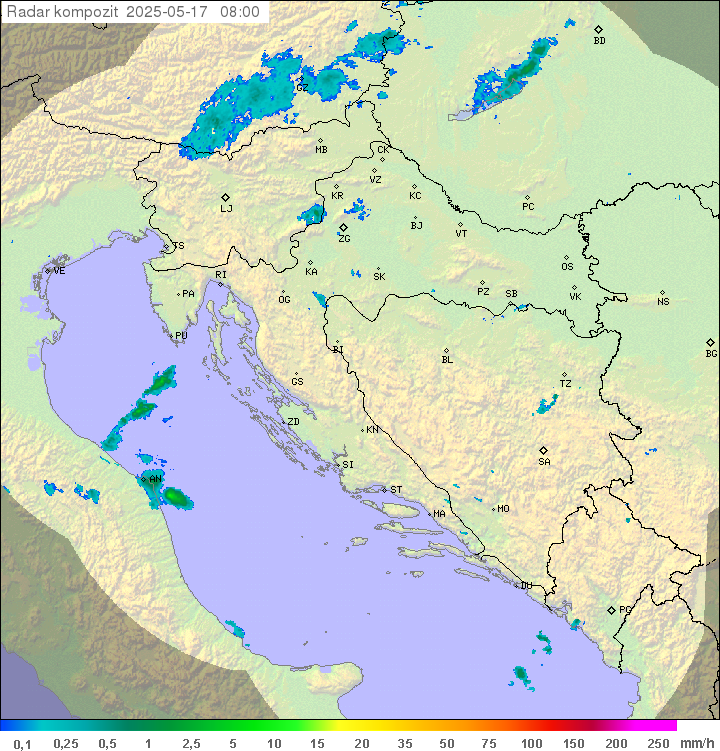 Padavine Hrvaška