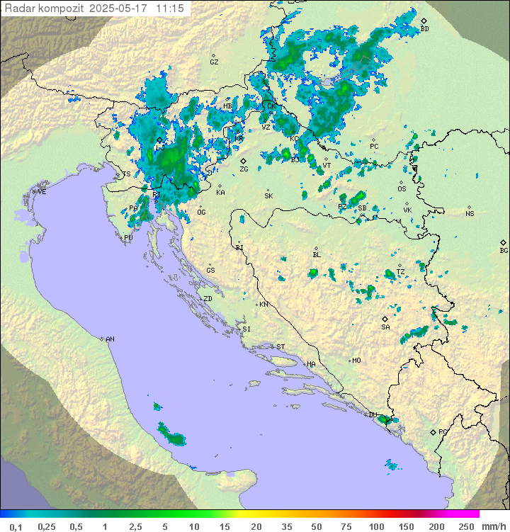 Padavine Hrvaška