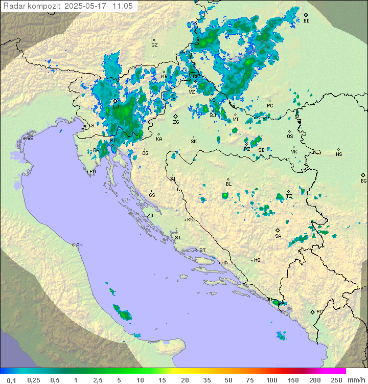 Padavine Hrvaška