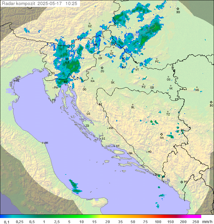 Padavine Hrvaška