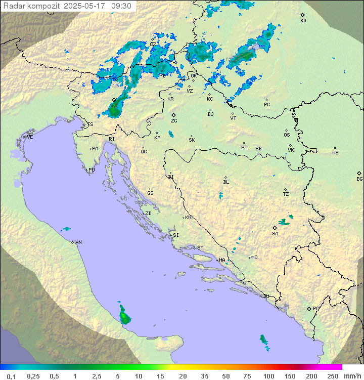 Padavine Hrvaška