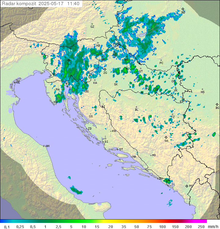 Padavine Hrvaška