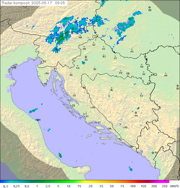 Padavine Hrvaška
