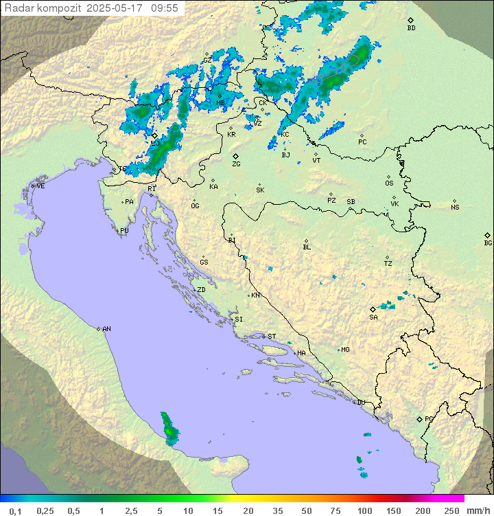 Padavine Hrvaška