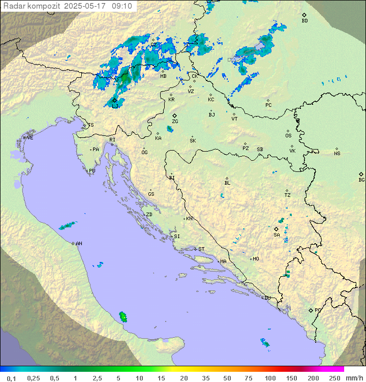 Padavine Hrvaška