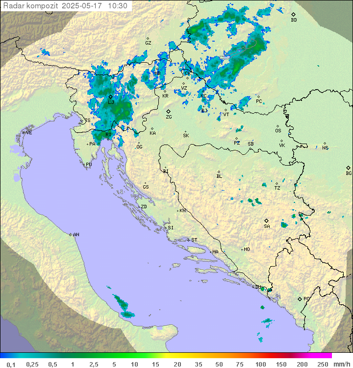 Padavine Hrvaška