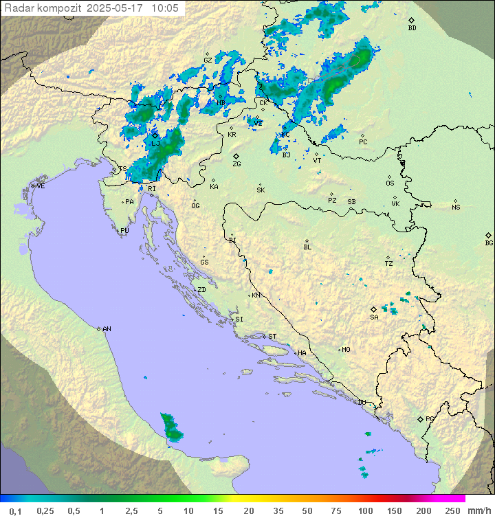 Padavine Hrvaška