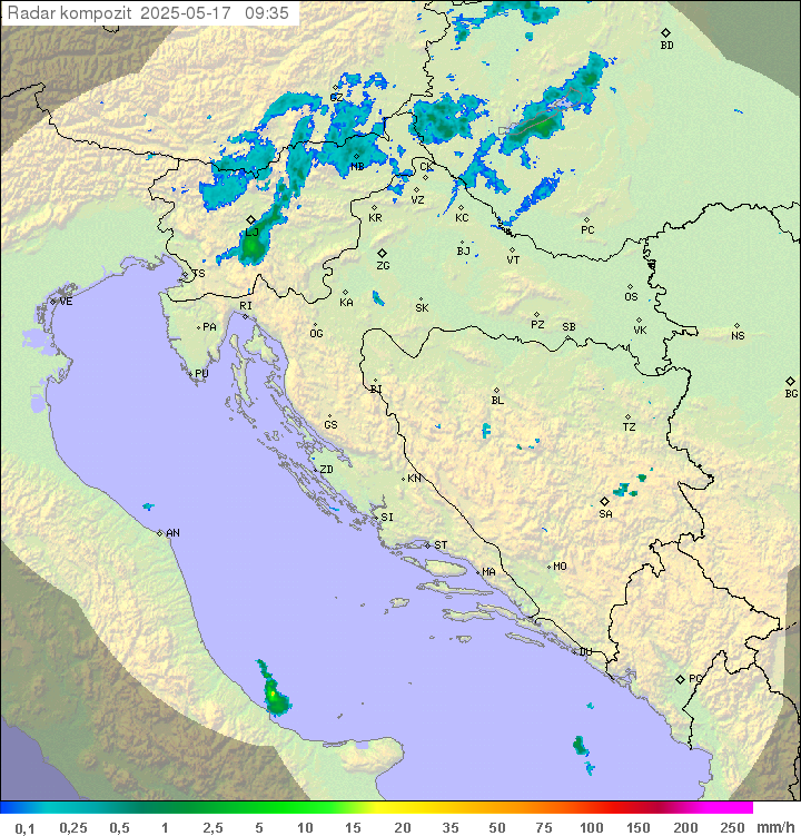 Padavine Hrvaška