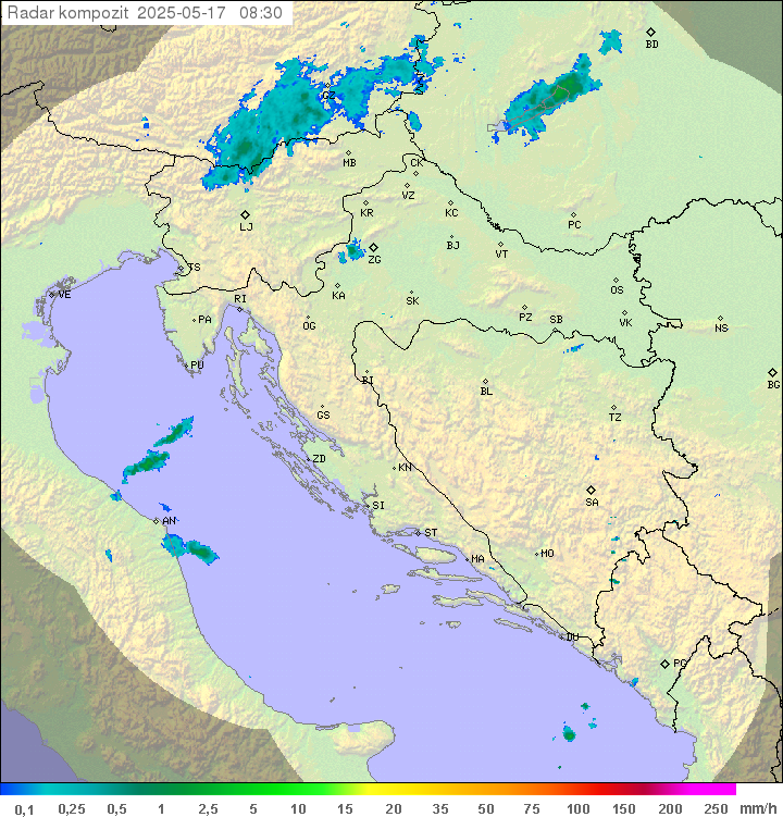 Padavine Hrvaška