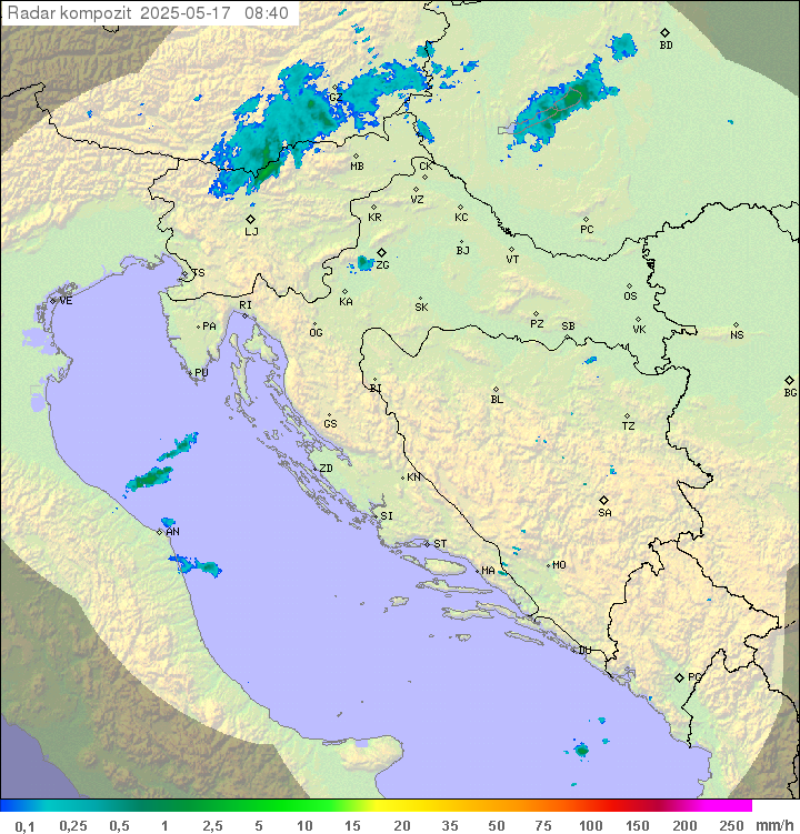 Padavine Hrvaška