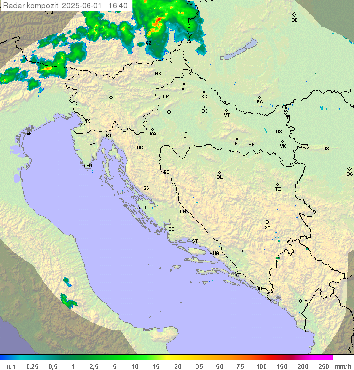 Padavine Hrvaška