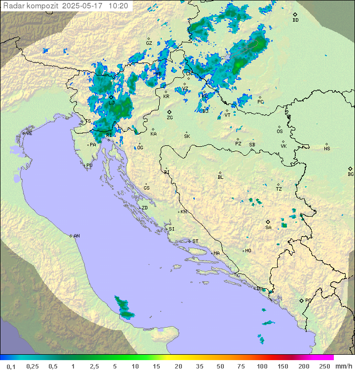 Padavine Hrvaška