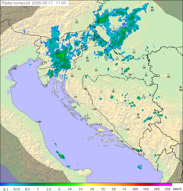 Padavine Hrvaška