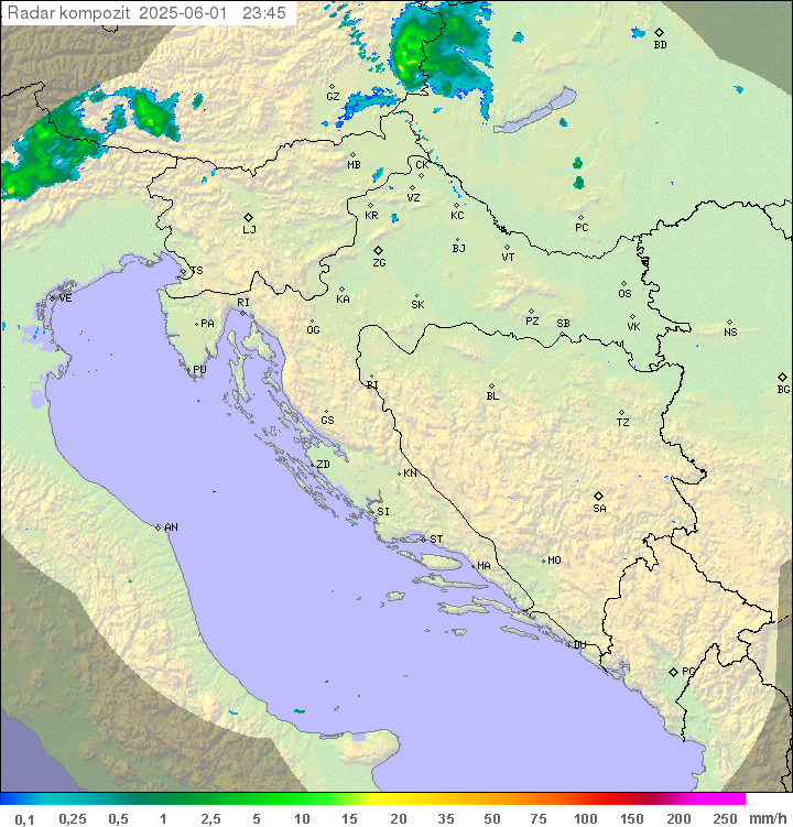 Padavine Hrvaška