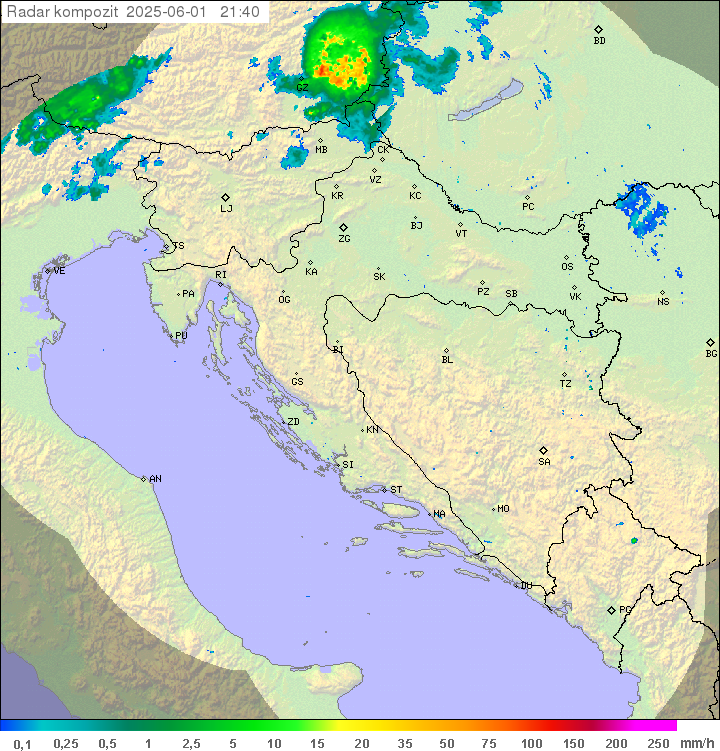 Padavine Hrvaška