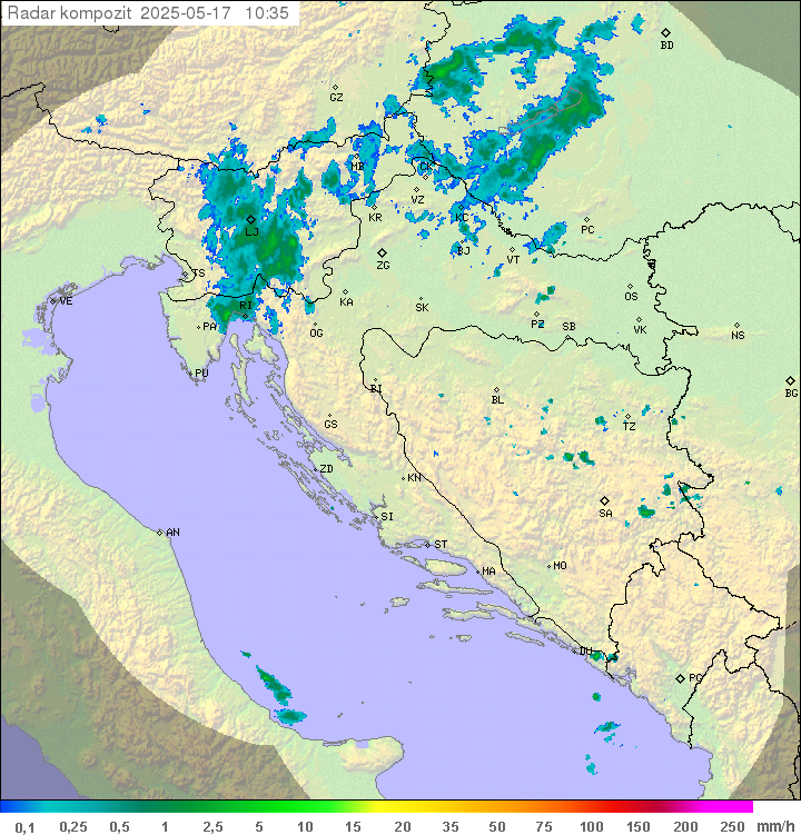 Padavine Hrvaška