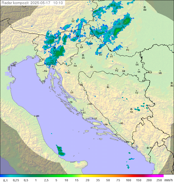 Padavine Hrvaška