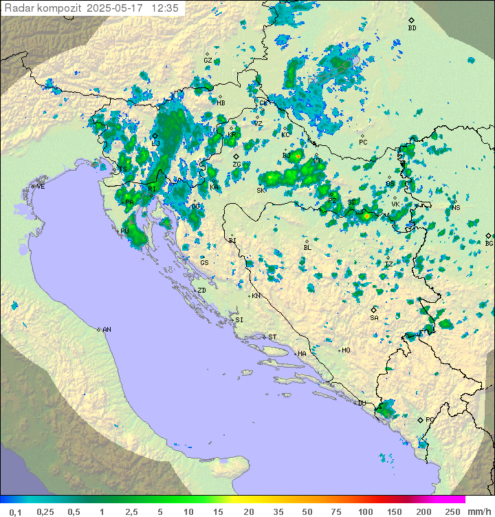 Padavine Hrvaška