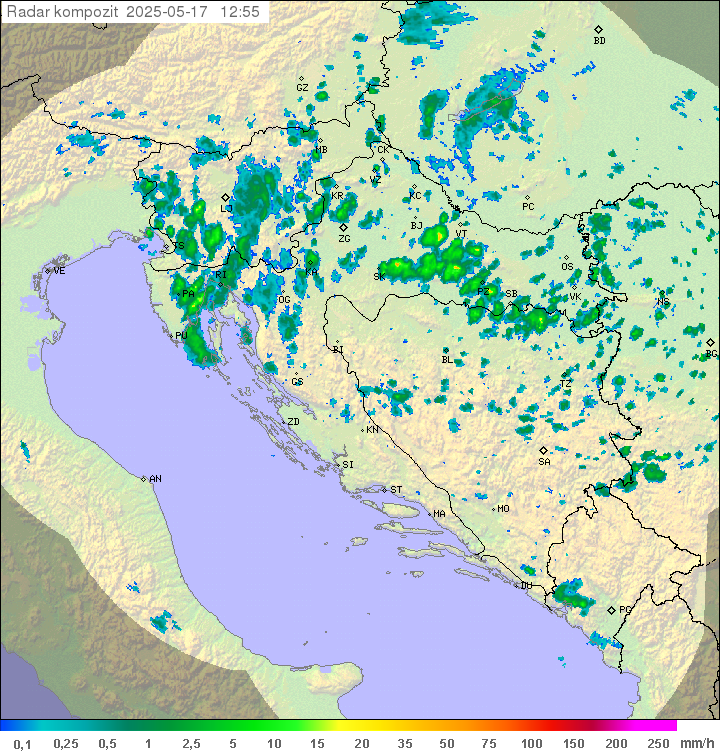 Padavine Hrvaška
