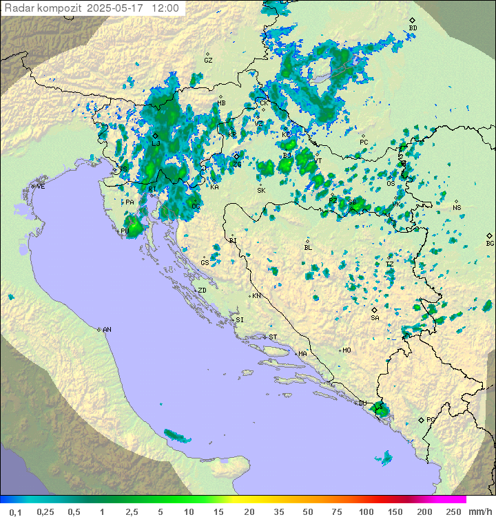 Padavine Hrvaška