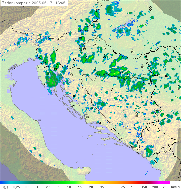 Padavine Hrvaška