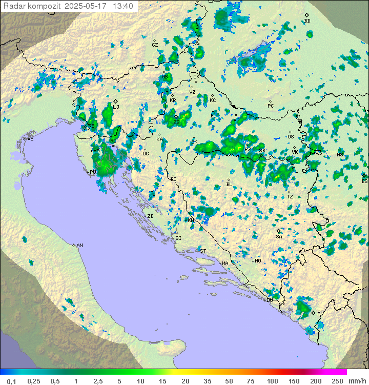Padavine Hrvaška